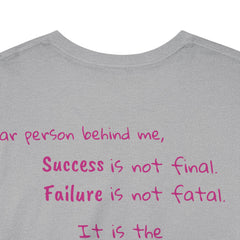 Inspirational - Courage to fail - Unisex Heavy Cotton Tee - SM-5XL