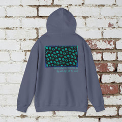 Kisses Light Up The World (Alternative Print) - Unisex Heavy Blend™ Hooded Sweatshirt