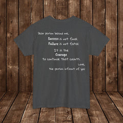 Inspirational - Courage to fail - Unisex Heavy Cotton Tee - SM-5XL