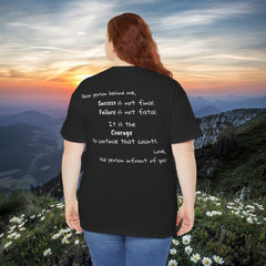 Inspirational - Courage to fail - Unisex Heavy Cotton Tee - SM-5XL