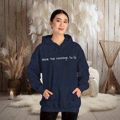 Inspirational - Courage to fail -  Unisex Heavy Blend™ Hooded Sweatshirt  SM - 5XL