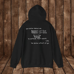 Inspirational - Courage to fail -  Unisex Heavy Blend™ Hooded Sweatshirt  SM - 5XL