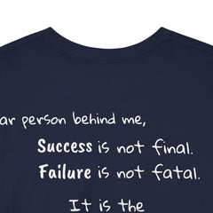 Inspirational - Courage to fail - Unisex Heavy Cotton Tee - SM-5XL