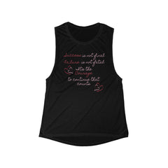 Inspirational - Courage - Women's Flowy Scoop Muscle Tank