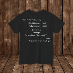 Inspirational - Courage to fail - Unisex Heavy Cotton Tee - SM-5XL