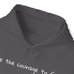 Inspirational - Courage to fail -  Unisex Heavy Blend™ Hooded Sweatshirt  SM - 5XL