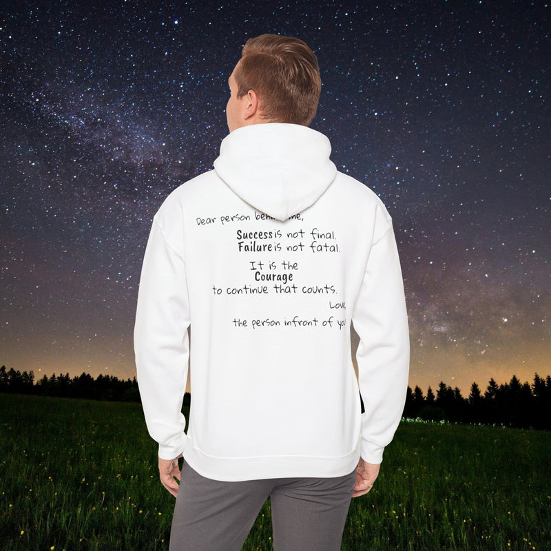 Inspirational - Courage to fail -  Unisex Heavy Blend™ Hooded Sweatshirt  SM - 5XL