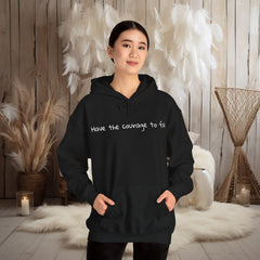 Inspirational - Courage to fail -  Unisex Heavy Blend™ Hooded Sweatshirt  SM - 5XL