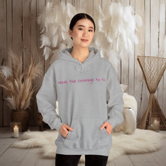 Inspirational - Courage to fail -  Unisex Heavy Blend™ Hooded Sweatshirt  SM - 5XL