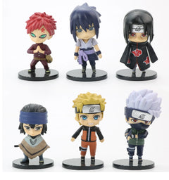 Hot 12pcs/set  Naruto Anime Figures Toys Kid Gift