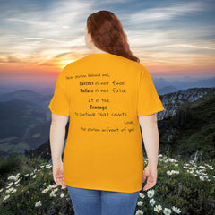 Inspirational - Courage to fail - Unisex Heavy Cotton Tee - SM-5XL