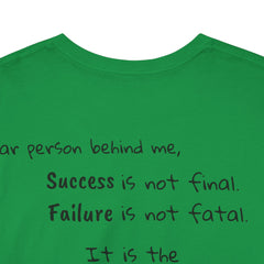 Inspirational - Courage to fail - Unisex Heavy Cotton Tee - SM-5XL