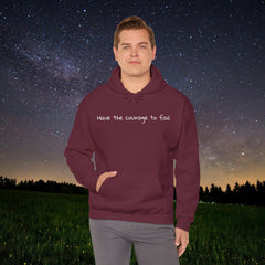 Inspirational - Courage to fail -  Unisex Heavy Blend™ Hooded Sweatshirt  SM - 5XL