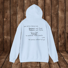 Inspirational - Courage to fail -  Unisex Heavy Blend™ Hooded Sweatshirt  SM - 5XL