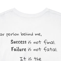 Inspirational - Courage to fail - Unisex Heavy Cotton Tee - SM-5XL