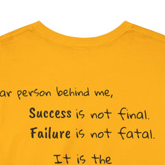 Inspirational - Courage to fail - Unisex Heavy Cotton Tee - SM-5XL