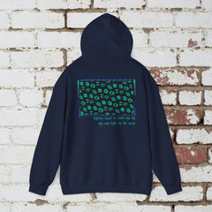 Kisses Light Up The World (Alternative Print) - Unisex Heavy Blend™ Hooded Sweatshirt