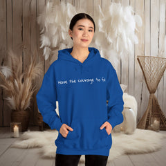 Inspirational - Courage to fail -  Unisex Heavy Blend™ Hooded Sweatshirt  SM - 5XL