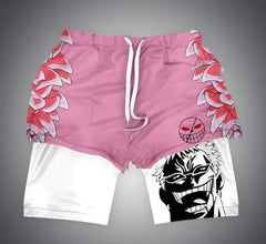 Berserk 2 in 1 Gym Shorts for Men Variety of Designs, Anime, Solid, Click for More