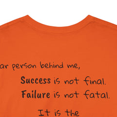 Inspirational - Courage to fail - Unisex Heavy Cotton Tee - SM-5XL