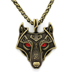 Viking Berserker Wolf Necklace