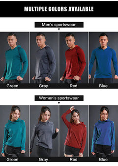 Long Sleeve Athletic Sports Hoodie