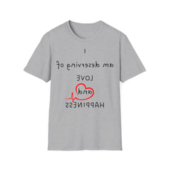 Daily Affirmation - #selflove - Unisex Softstyle T-Shirt (Small - 3XL)