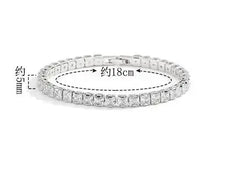 Zircon Sterling Silver Tennis Bracelet