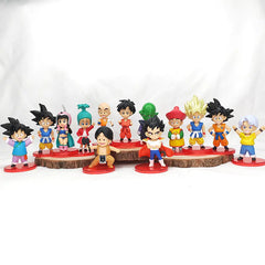 Dragon Ball Anime Figure 13 Piece DBZ Figurine PVC Statue Collection Set