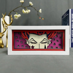 Anime Light Box Hunter X Hunter Hisoka Eye Face Lamp for Bedroom Decoration