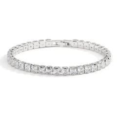 Zircon Sterling Silver Tennis Bracelet