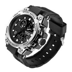 Sanda Men's AquaGuard Dual Quartz Timepiece Watch