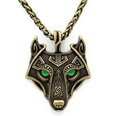 Viking Berserker Wolf Necklace