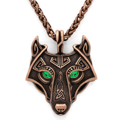 Viking Berserker Wolf Necklace