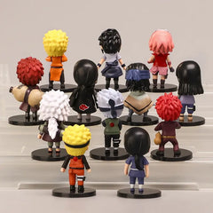 12pcs/set Naruto Anime Shippuden PVC Figures Toys