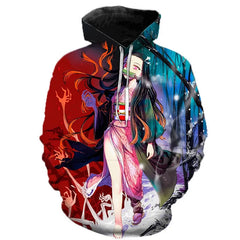 Kimetsu No Yaiba Demon Slayer Men and Women Sweatshirts 3D Printed Casual Boy Girl Kids Hoodies Pullover Anime Coats Tops