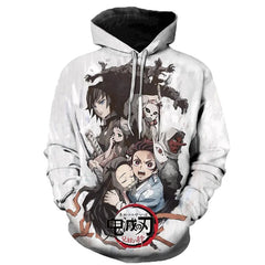 Kimetsu No Yaiba Demon Slayer Men and Women Sweatshirts 3D Printed Casual Boy Girl Kids Hoodies Pullover Anime Coats Tops