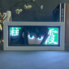 Anime Light Box Demon Slayer Kimetsu No Yaiba Tokito Muichiro Led Night Light Lamp