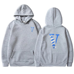 White Snake Big V Casual Hoodies