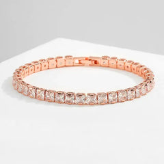 Zircon Sterling Silver Tennis Bracelet