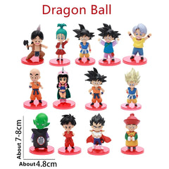 Dragon Ball Anime Figure 13 Piece DBZ Figurine PVC Statue Collection Set