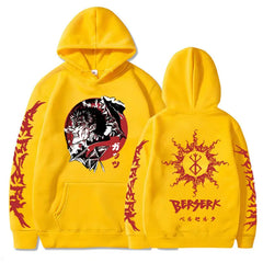 Magna Berserk Y2K Japanese Anime Hoodie New Fashion Hoodies Manga