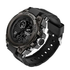 Sanda Men's AquaGuard Dual Quartz Timepiece Watch