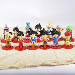 Dragon Ball Anime Figure 13 Piece DBZ Figurine PVC Statue Collection Set