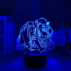 Chainsaw Man Makima Power Denji Anime 3D Lamp LED Illusion Night Light