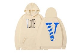 White Snake Big V Casual Hoodies