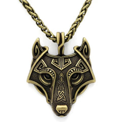 Viking Berserker Wolf Necklace