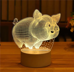 3D Led Night Light feat. Pikachu and more...