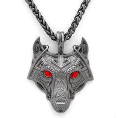 Viking Berserker Wolf Necklace