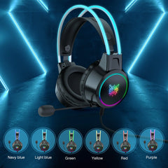 ONIKUMA X15Pro RGB Gaming Headset USB Wired 3.5mm Stereo